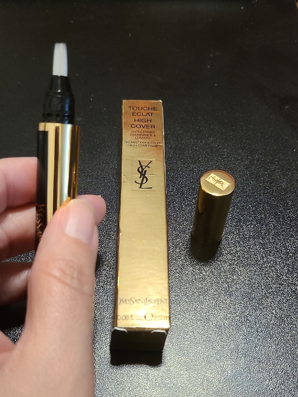 Yves Saint Laurent Gold Touche Éclat High Cover Concealer-0.75 Sugar NIB